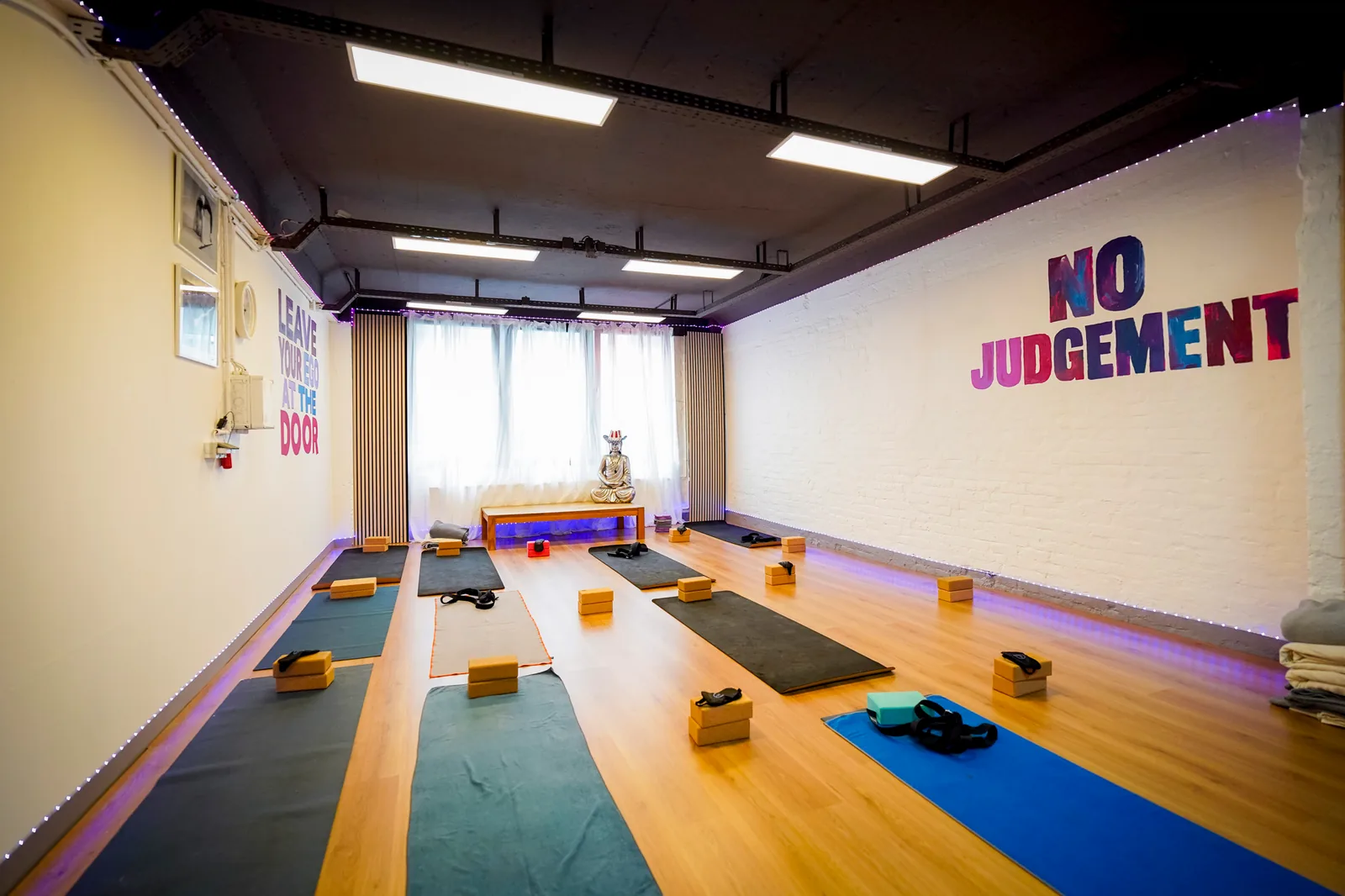 Unser heller Yogaraum in Hamburg-Uhlenhorst